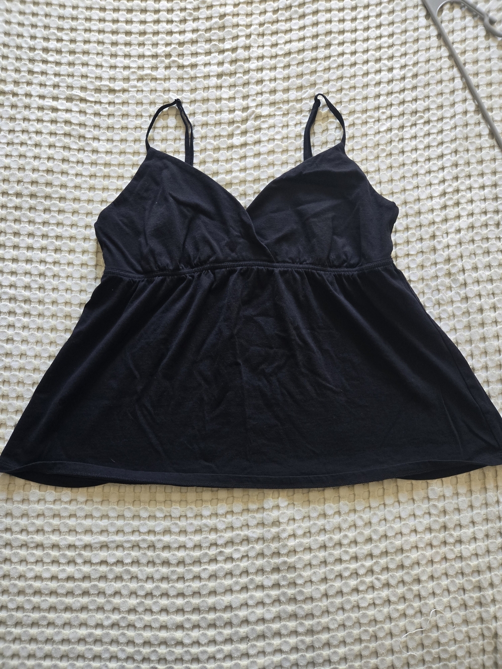 UNIQLO Black Babydoll Top